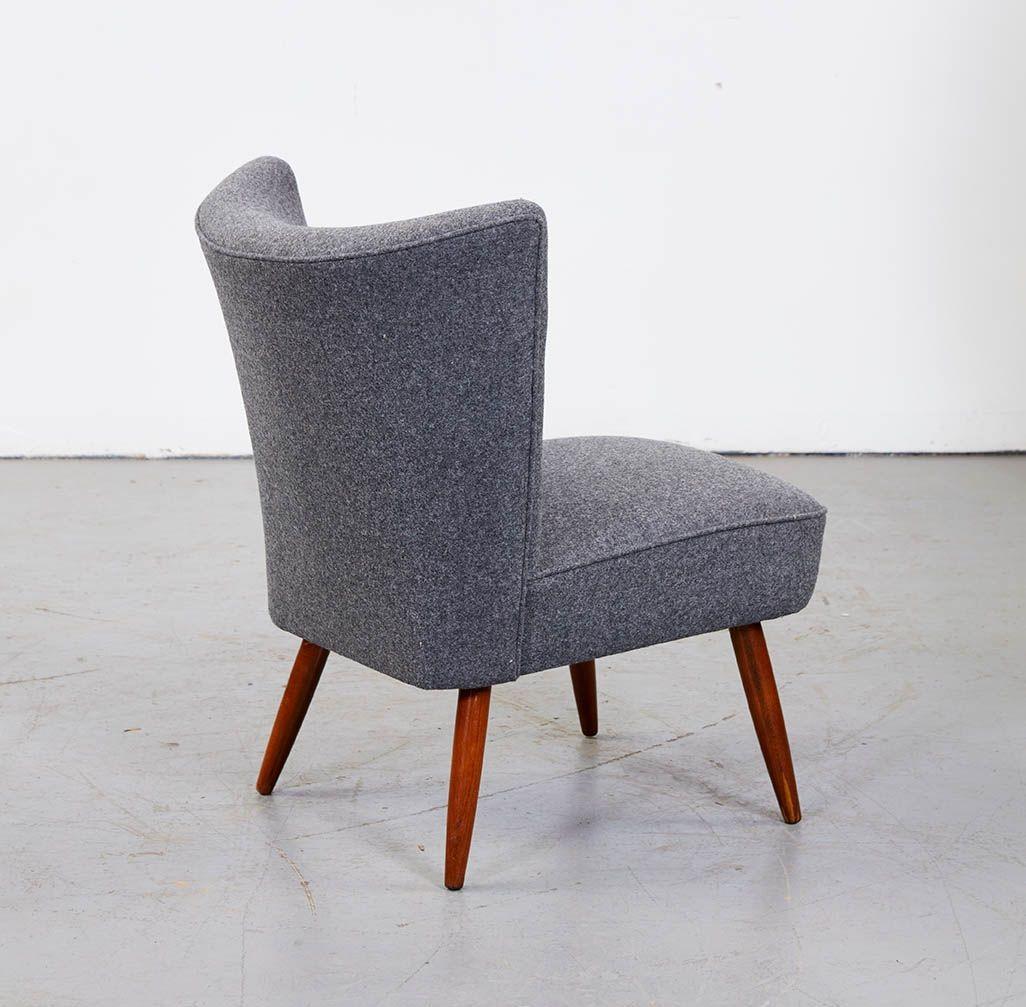 English Small Winged Cocktail Chair For Sale