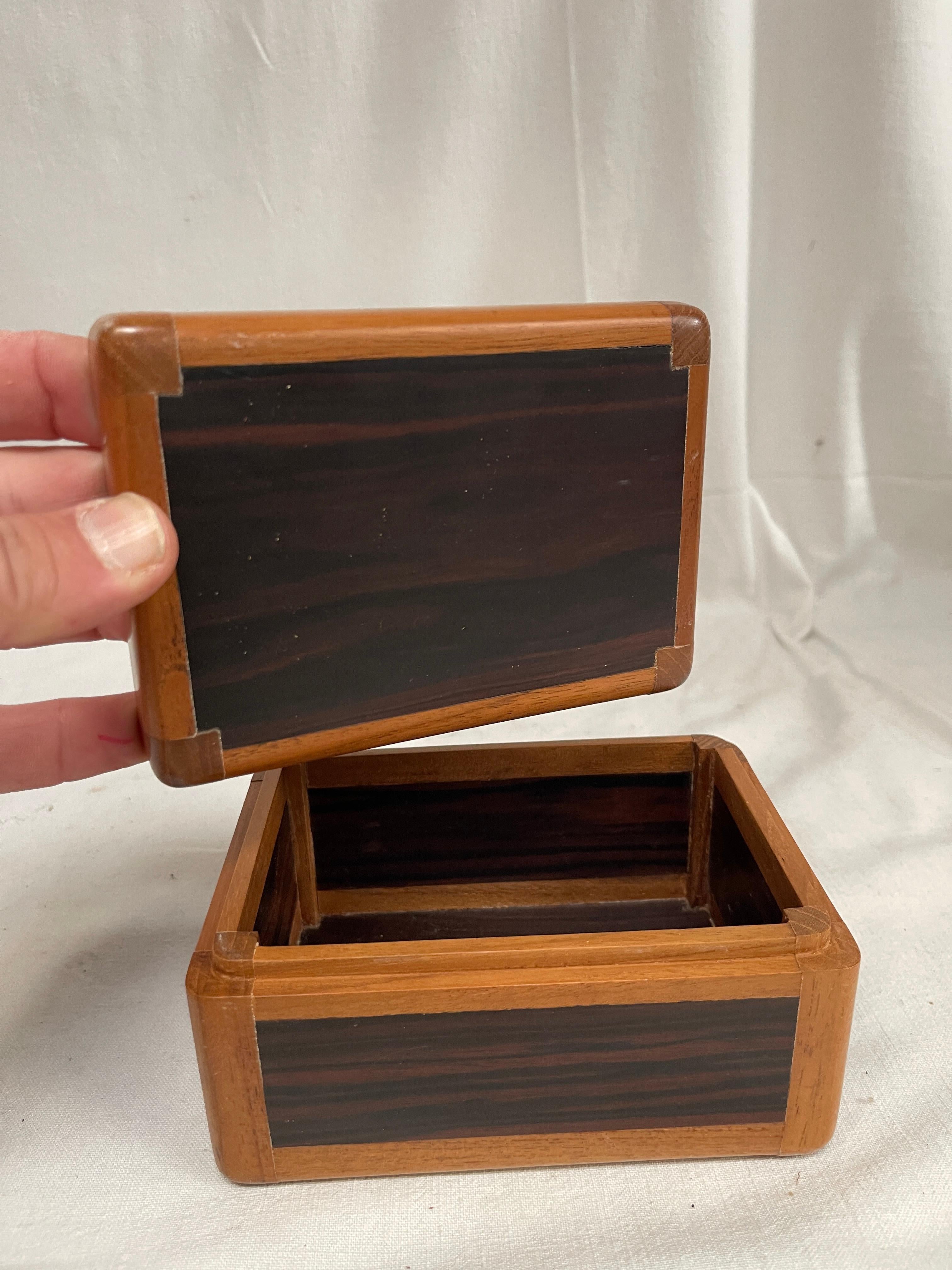 Scatola piccola in legno di Hermès Paris in vendita 1
