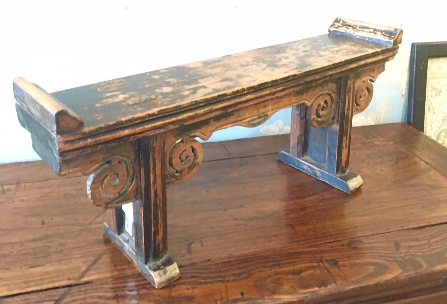 19th Century Small Wooden Altar Table For Sale