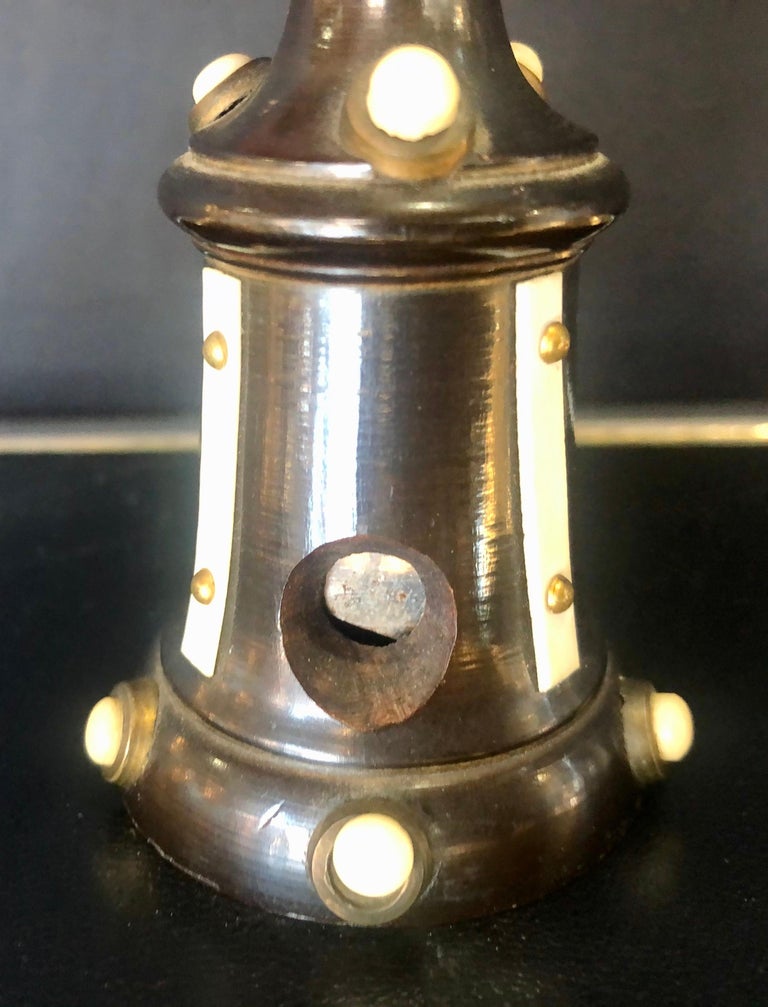 Small Wooden Antique Bell Cigar Cutter For Sale at 1stDibs