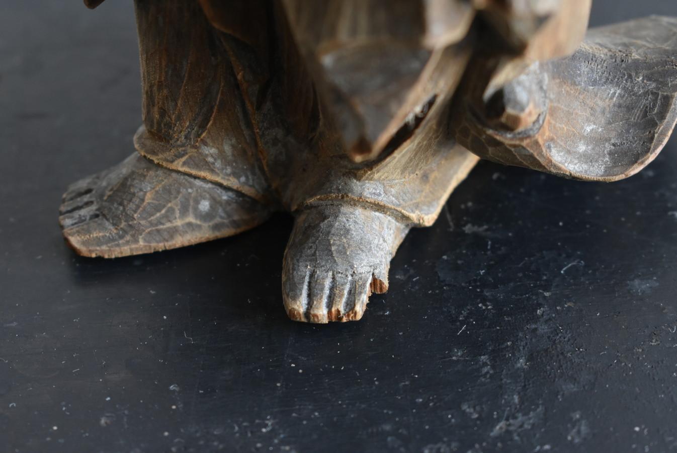 Piccola statua di Buddha in legno del periodo Edo in Giappone, dal 17° al 19° secolo. in vendita 9