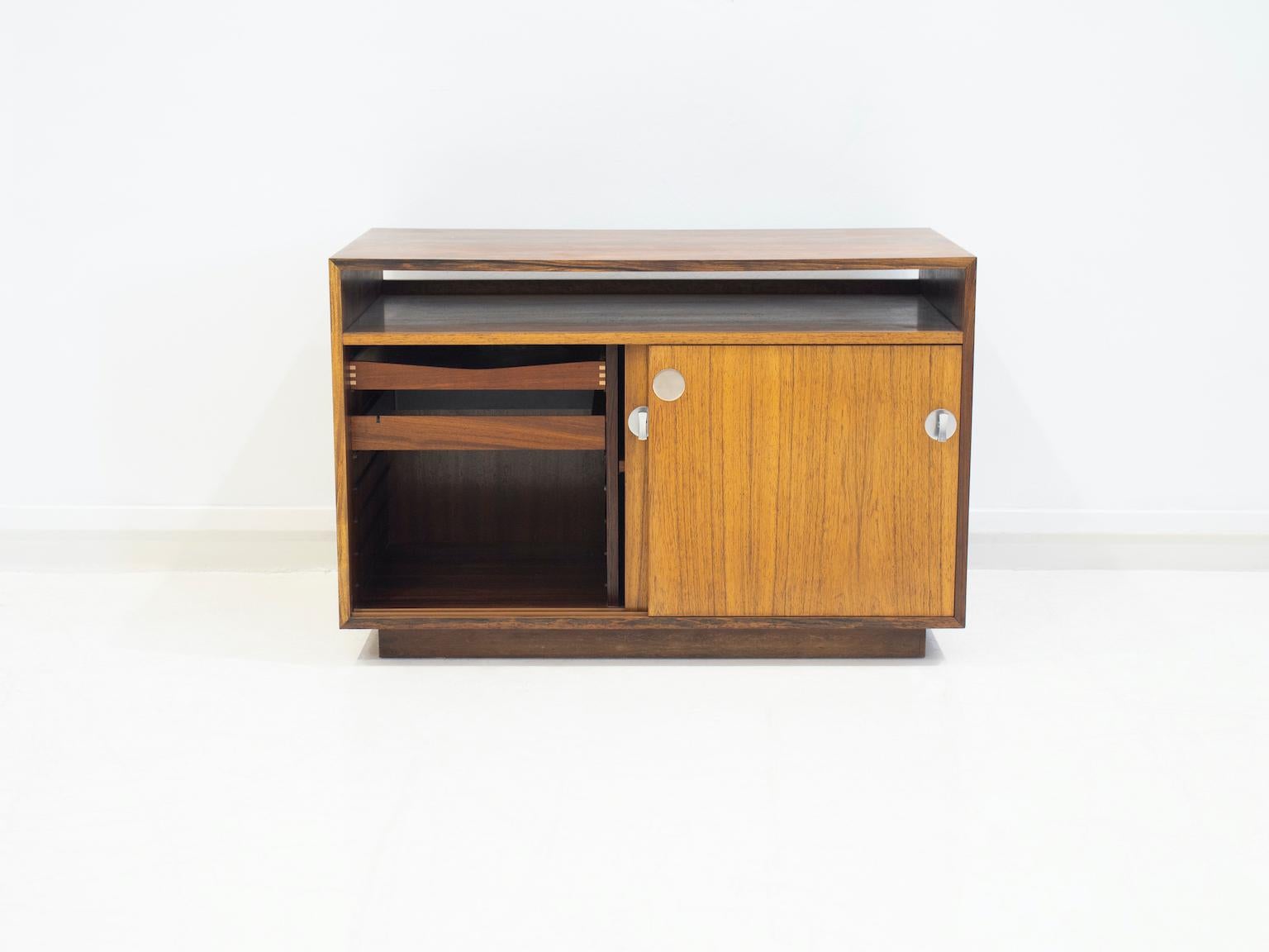 Danish Small Wooden Diplomat Series Sideboard by Finn Juhl For Sale
