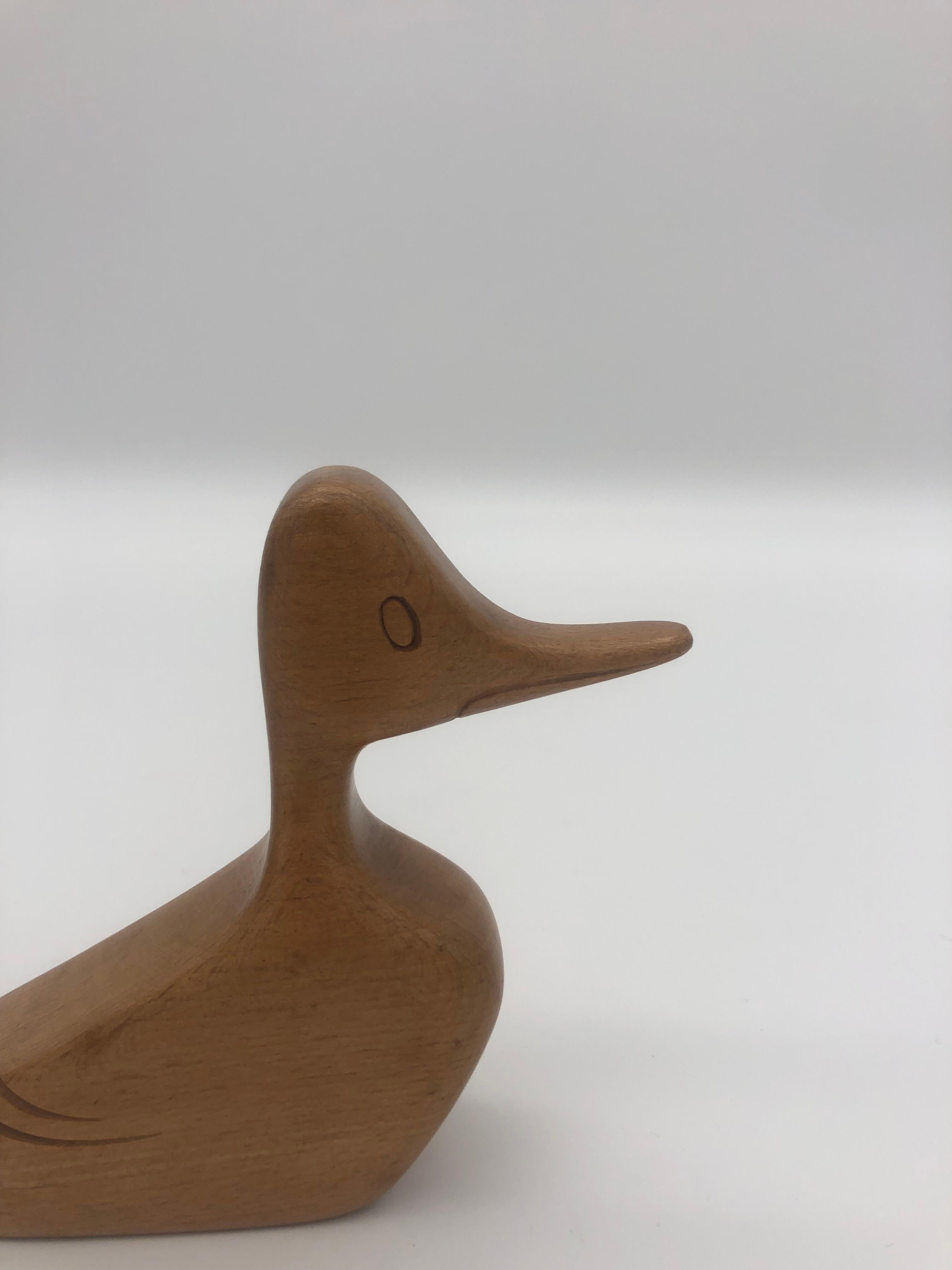 Wooden Duck by Franz Hagenauer, Vienna, Austria For Sale 3