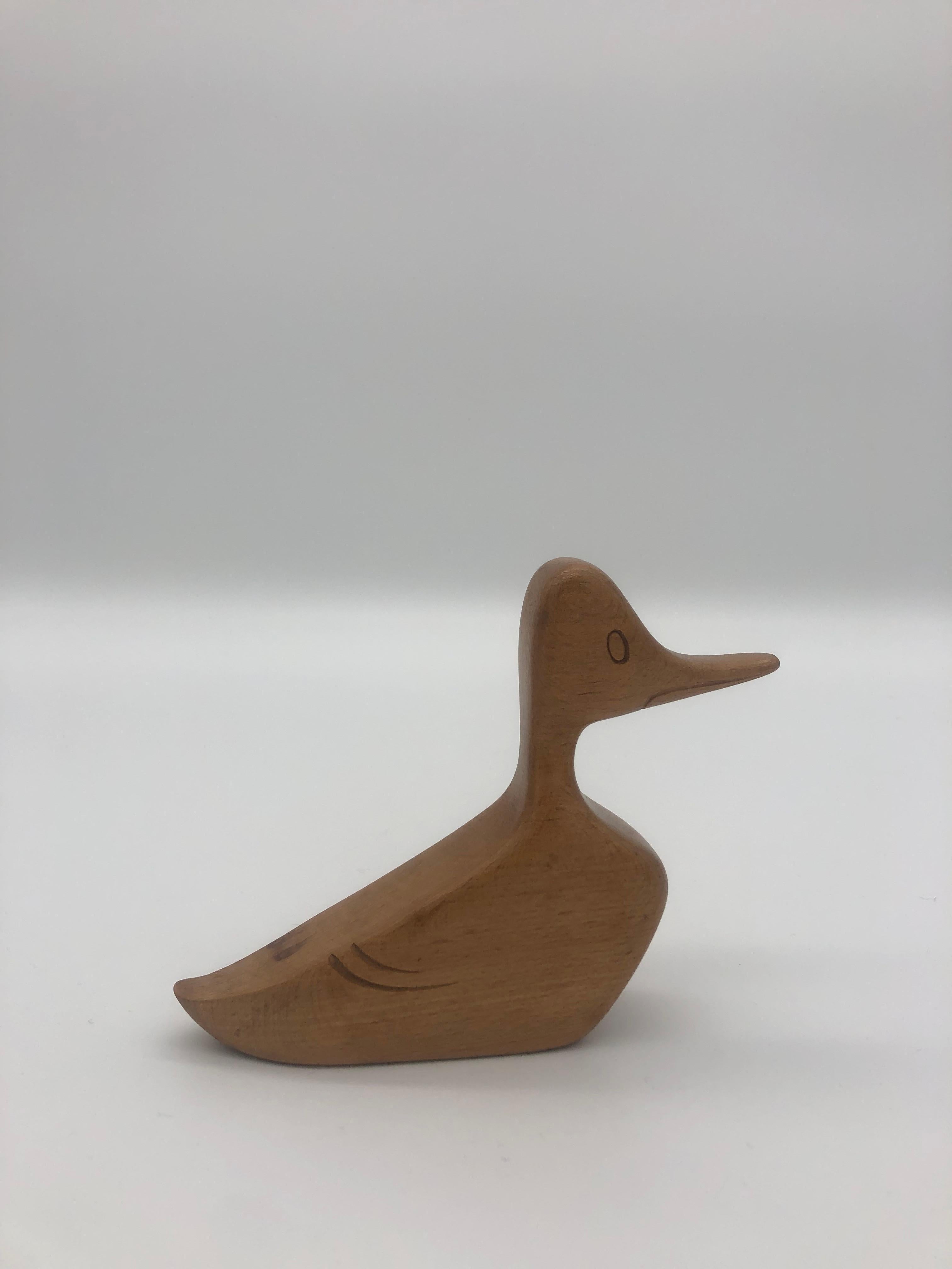 Wooden Duck by Franz Hagenauer, Vienna, Austria For Sale 4