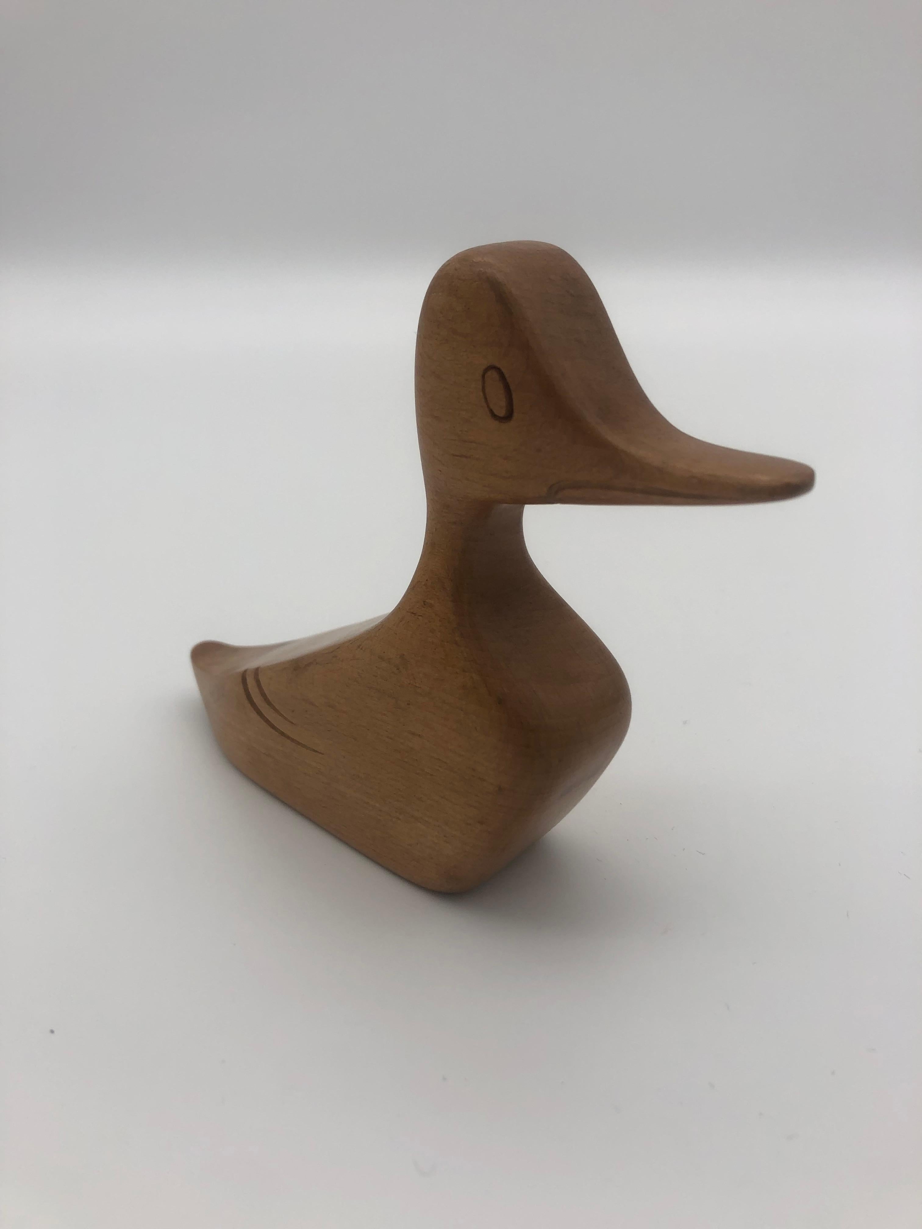 Art Deco Wooden Duck by Franz Hagenauer, Vienna, Austria For Sale