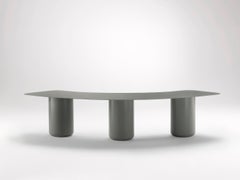 Petit banc courbé gris Woodland de Coco Flip