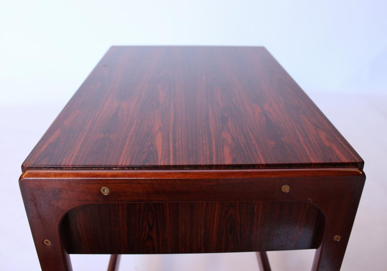 Small work table in Rosewood of Danish Design, by Gelsted, 1960s For