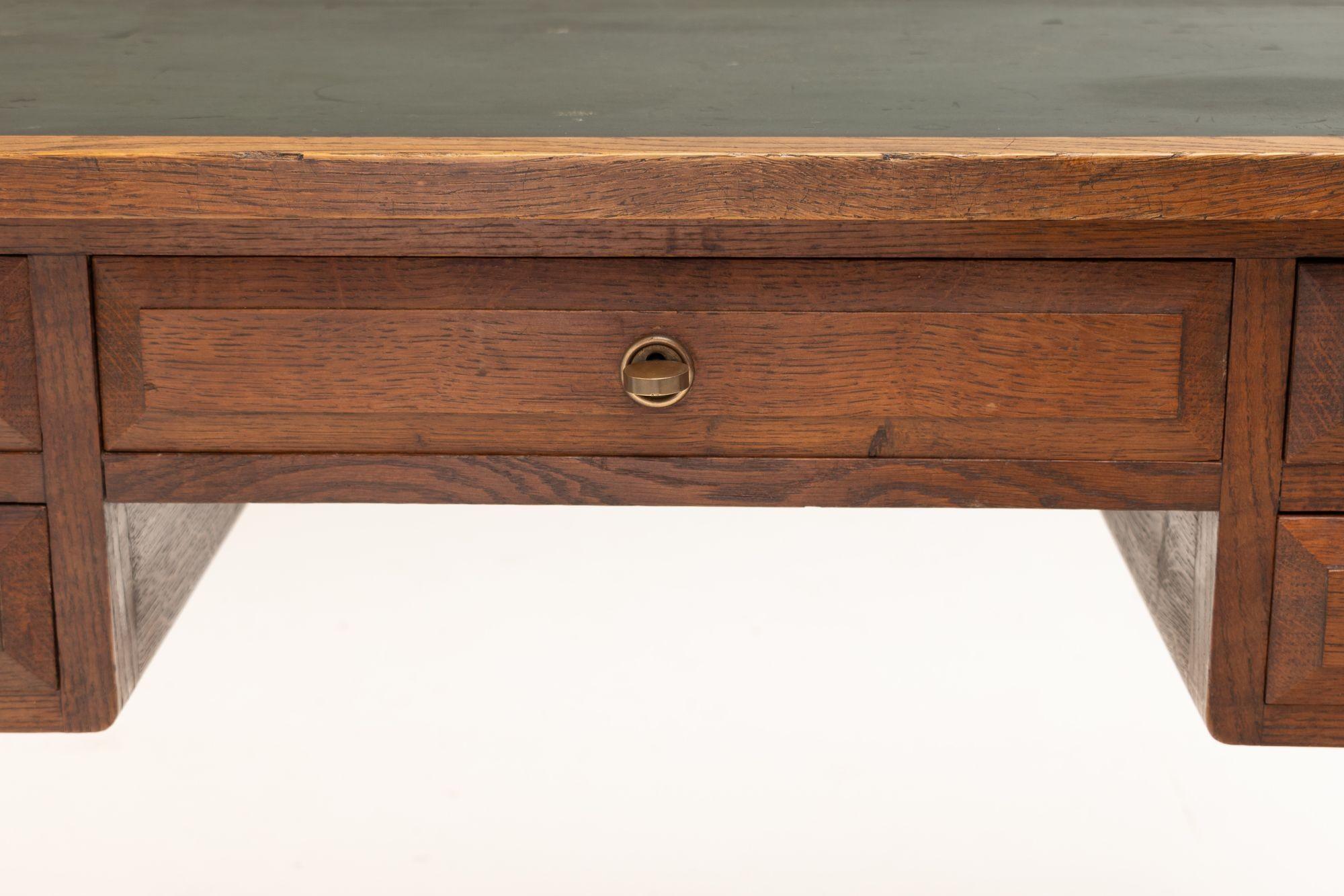 Oak Small Writing Desk For Sale