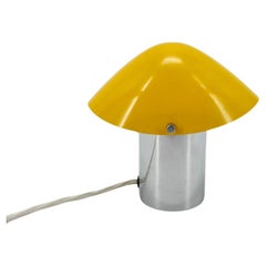 Small Yellow Adjustable Table Lamp by Josef Hurka, Circa 1960, Czechoslovakia.