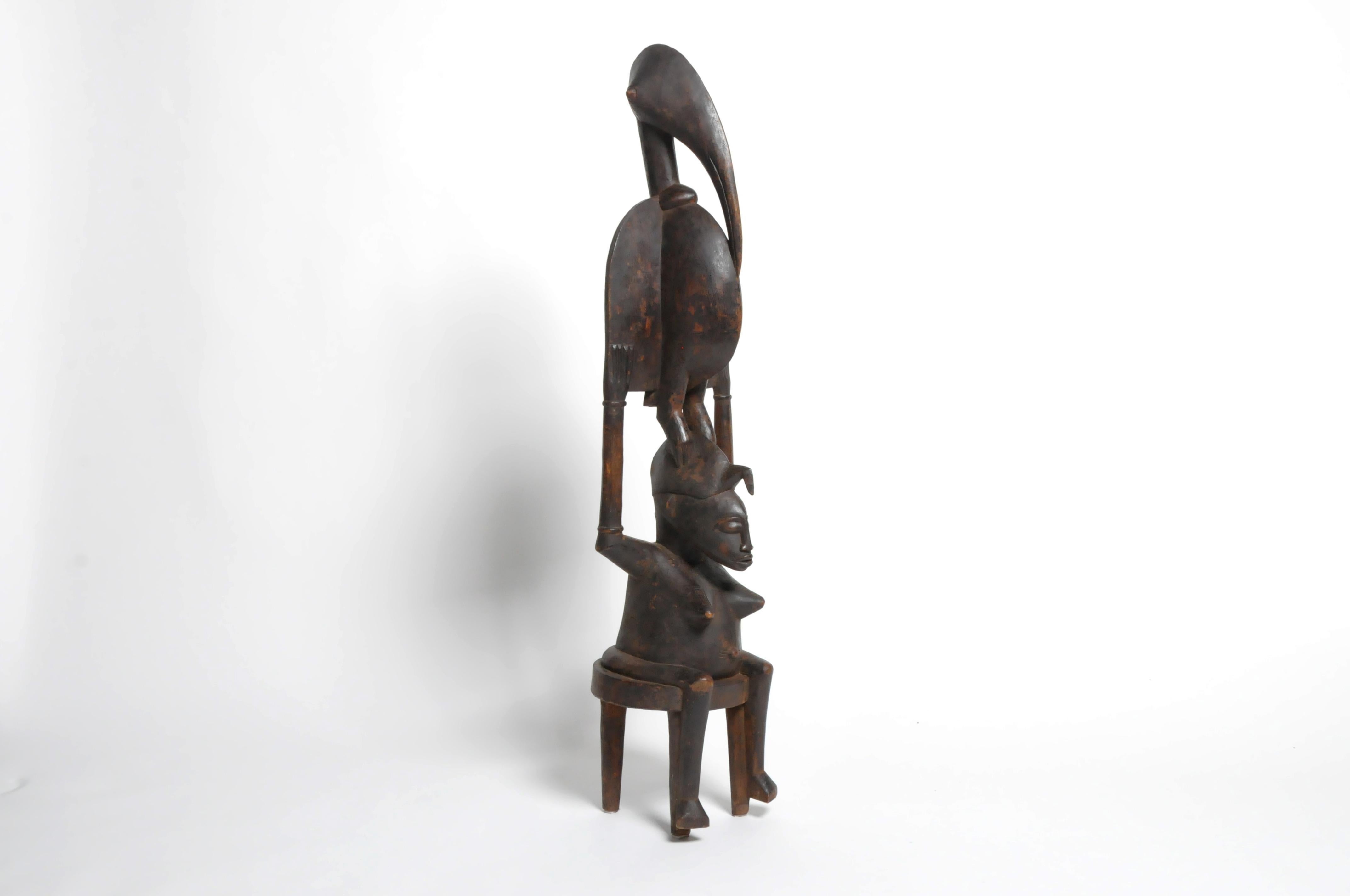 Small Yoruba Style Figure of a Woman Sculpture 3