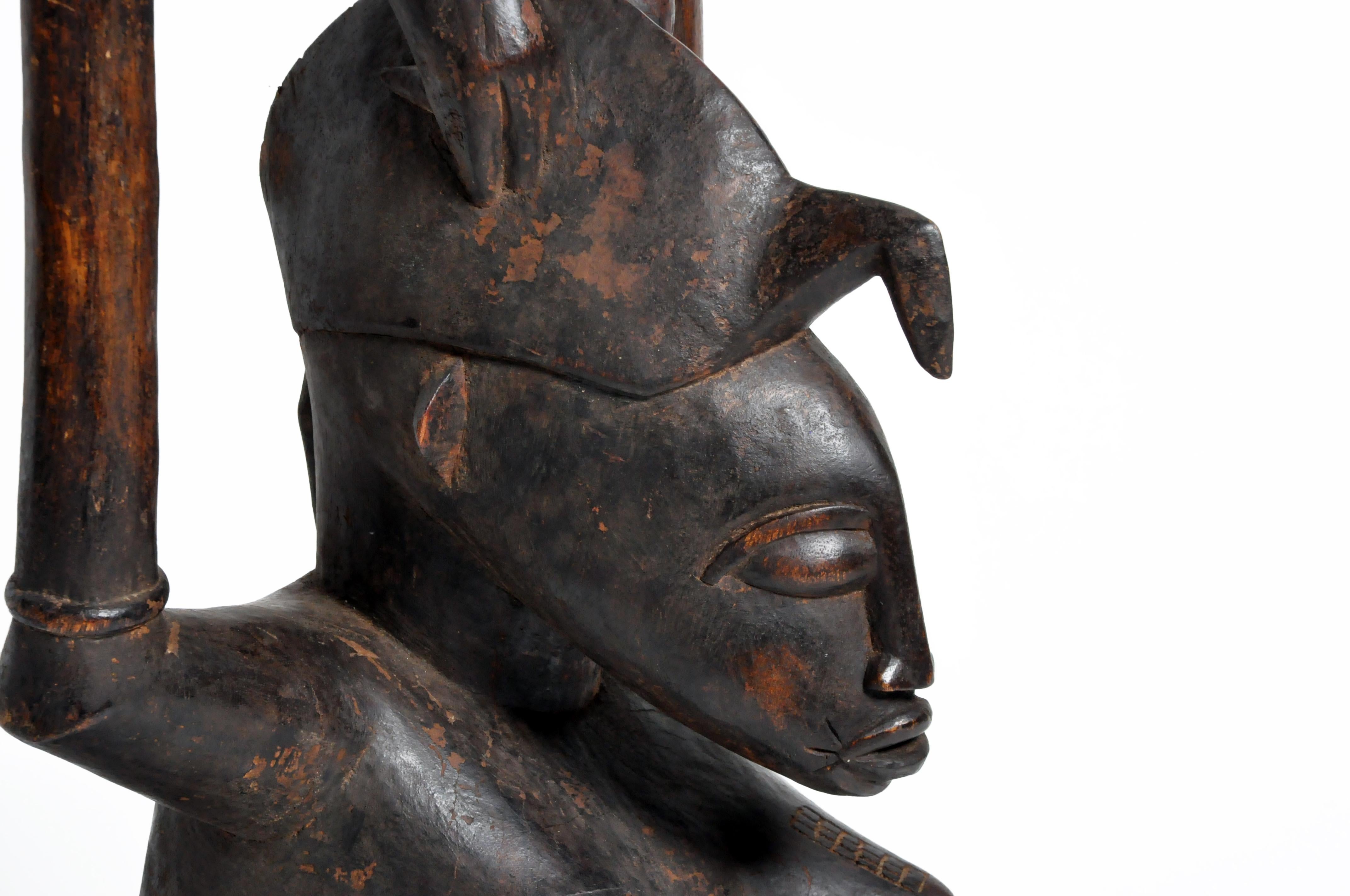 Small Yoruba Style Figure of a Woman Sculpture 6