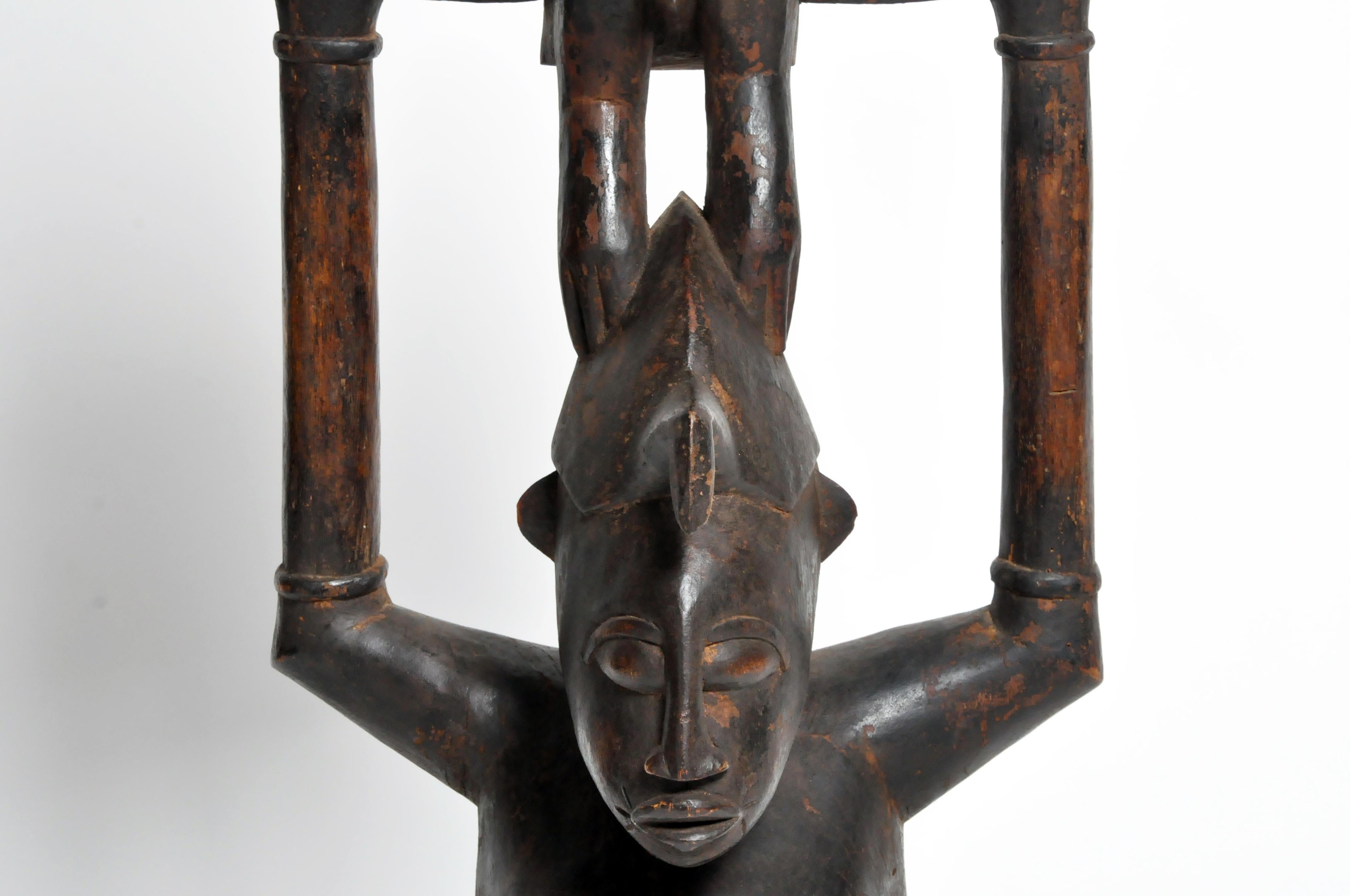 Small Yoruba Style Figure of a Woman Sculpture 1