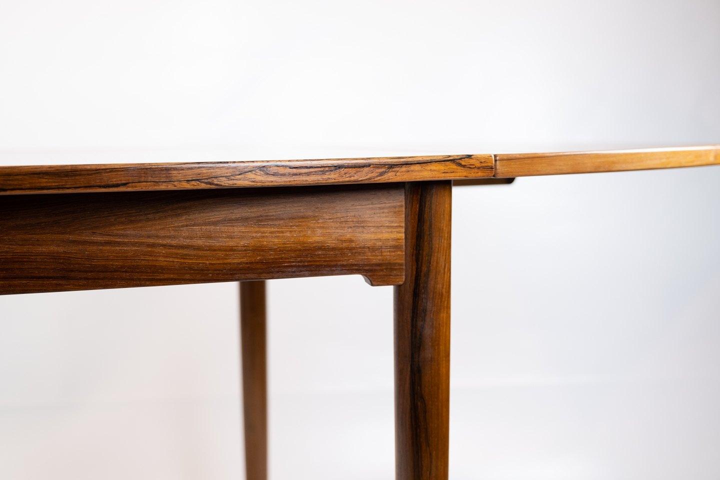 Smaller Dining Table in Rosewood with Extentions of Danish Design from the 1960s For Sale 1