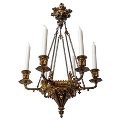 Smaller Neo-Gothic chandelier