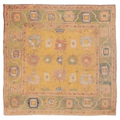 Smaller Oushak ‘Square’ Carpet (5645), Late 19th Century