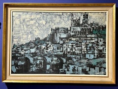 scène impressionniste américaine  Beziers, ville paysagère du sud de la France