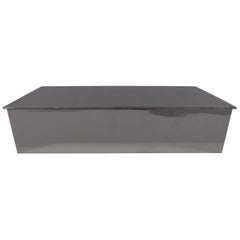 Smart and Modern Sterling Silver Desk Box by Tiffany