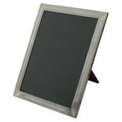 Eleganter antiker englischer Art Deco Silber Bilderrahmen - 1922