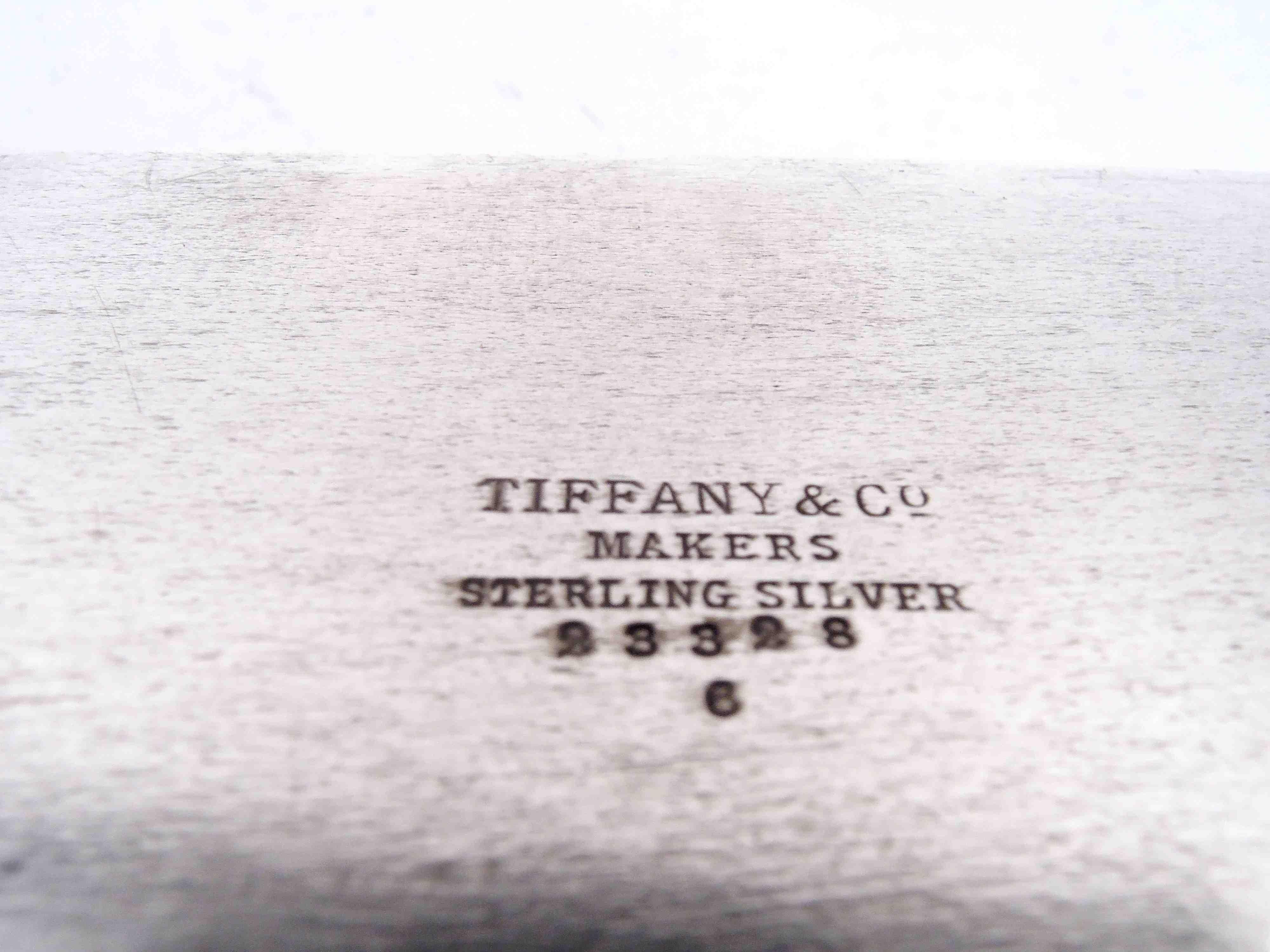 Smart & Modern American Sterling Silver Desk Box by Tiffany For Sale 1