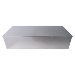 Smart & Modern American Sterling Silver Desk Box by Tiffany