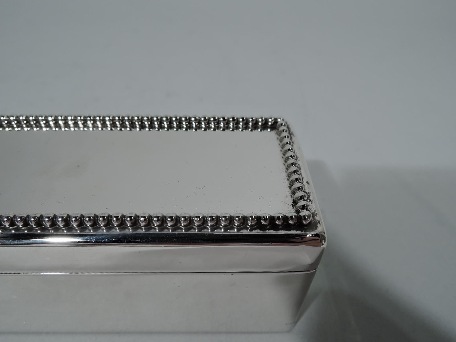 American Smart Sterling Silver Trinket Box by Gorham