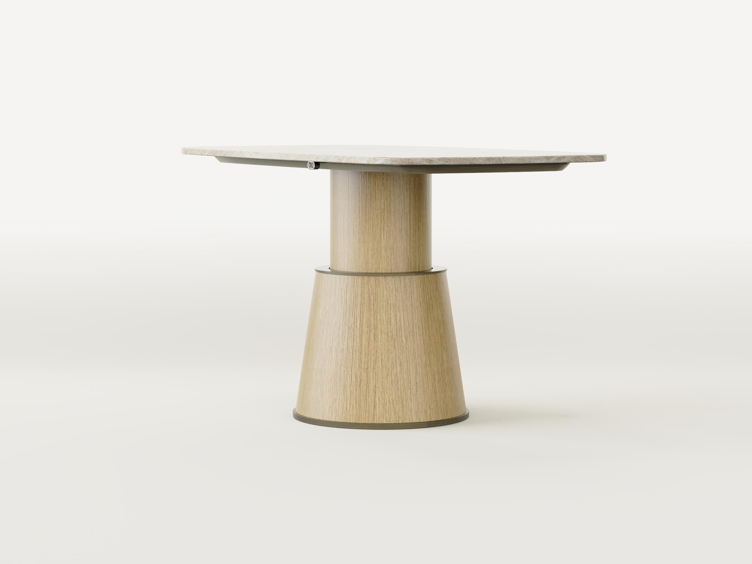 Mesa Inteligente - Moderna Mesa Taj Mahal y Madera Regulable Electrónicamente en Altura Siglo XXI y contemporáneo en venta