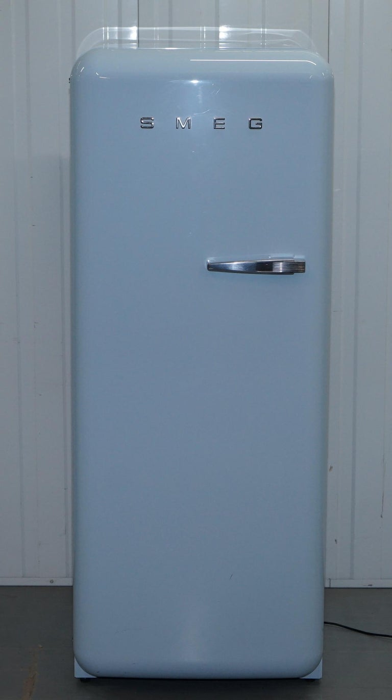 Smeg Pastel Blue Fab 28l Fridge Freezer Stunning Classic American at