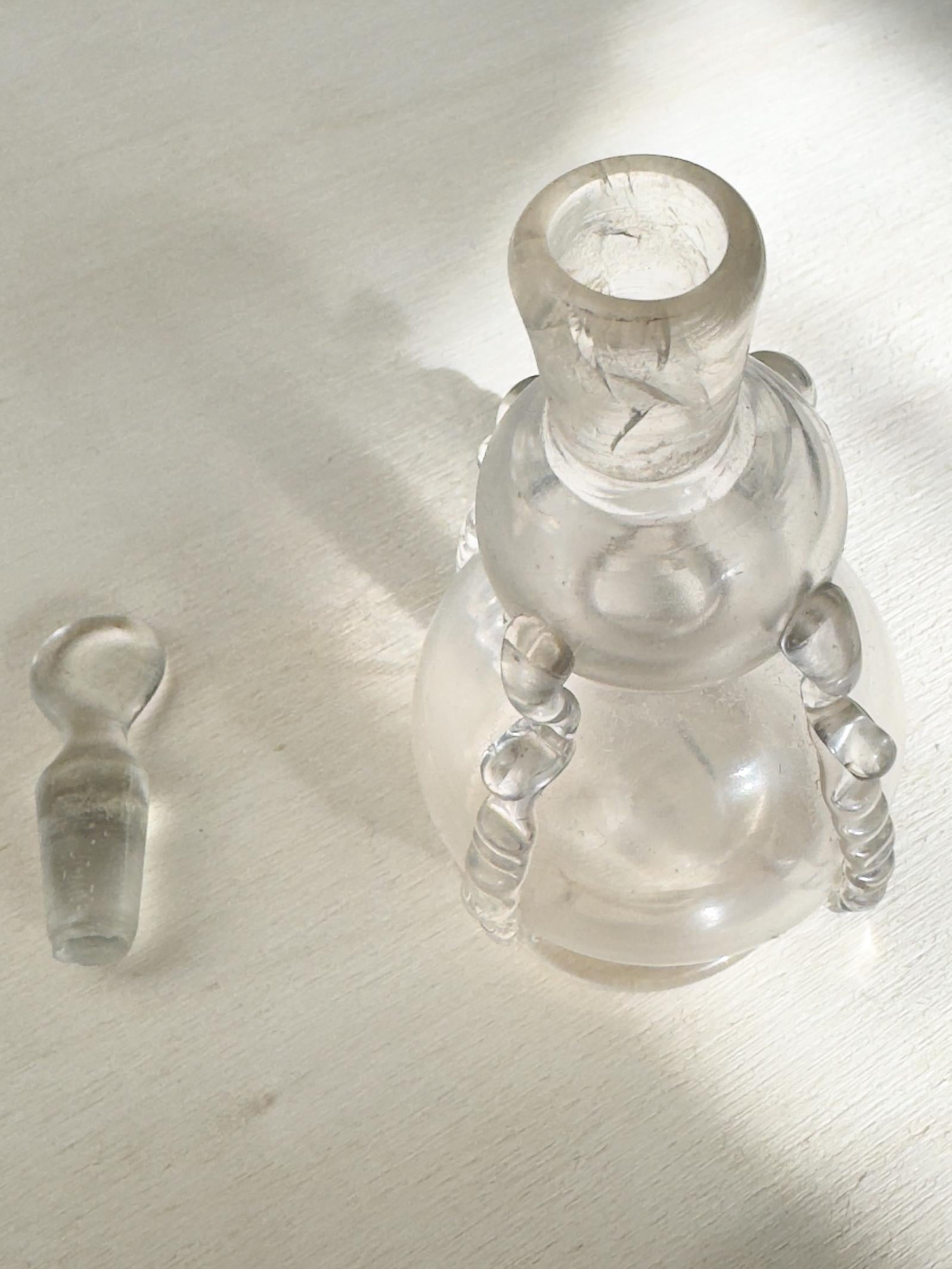 Smelling-Glasflasche mit Bändern, frühes 20. Jahrhundert im Angebot 2