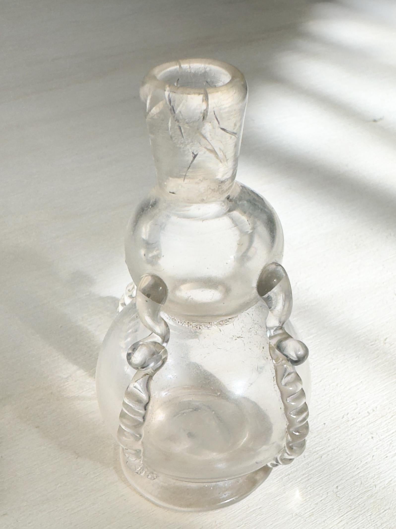 Smelling-Glasflasche mit Bändern, frühes 20. Jahrhundert im Angebot 3