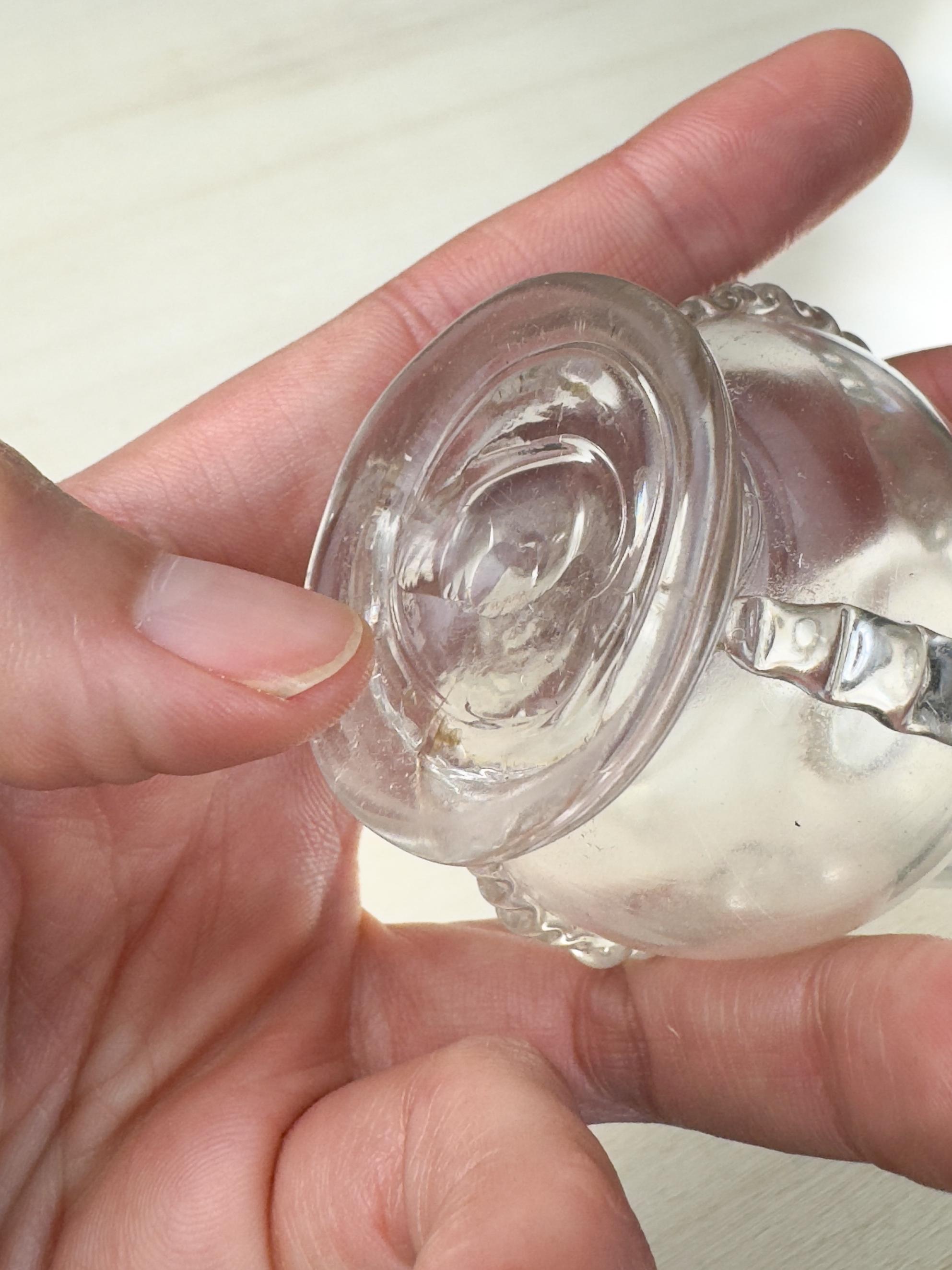 Smelling-Glasflasche mit Bändern, frühes 20. Jahrhundert im Angebot 5