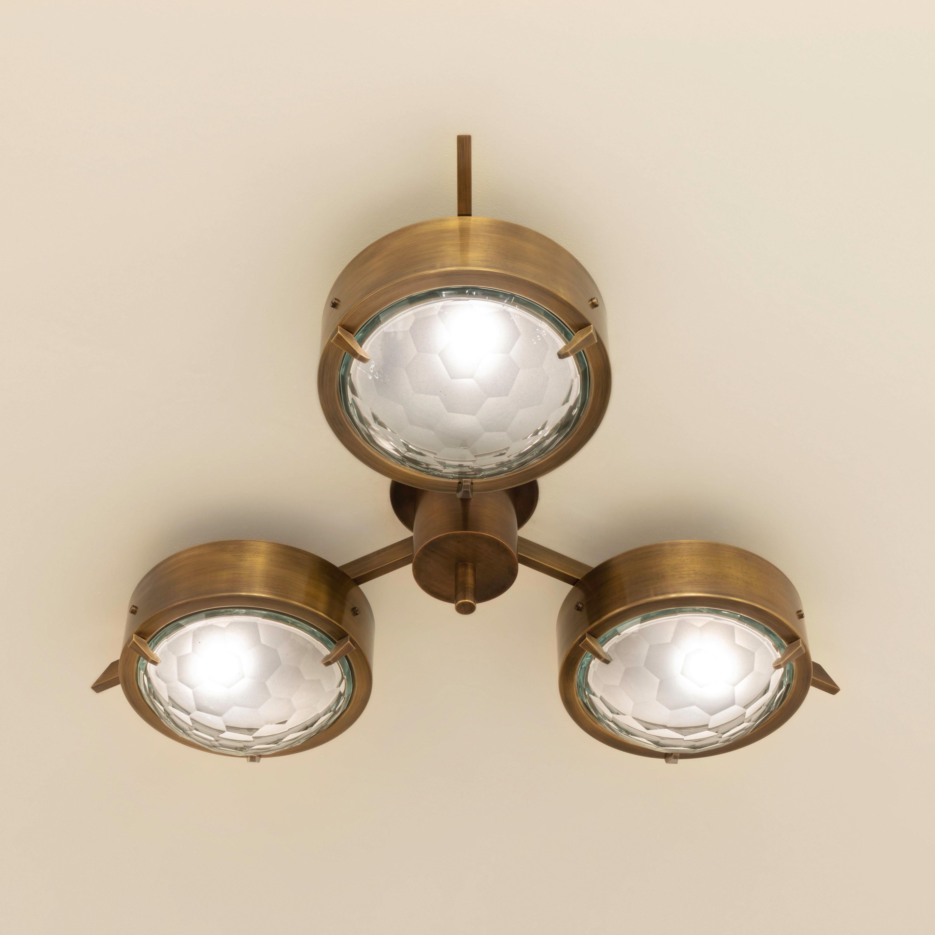 Smeraldo Ceiling Light by form A In New Condition In New York, NY