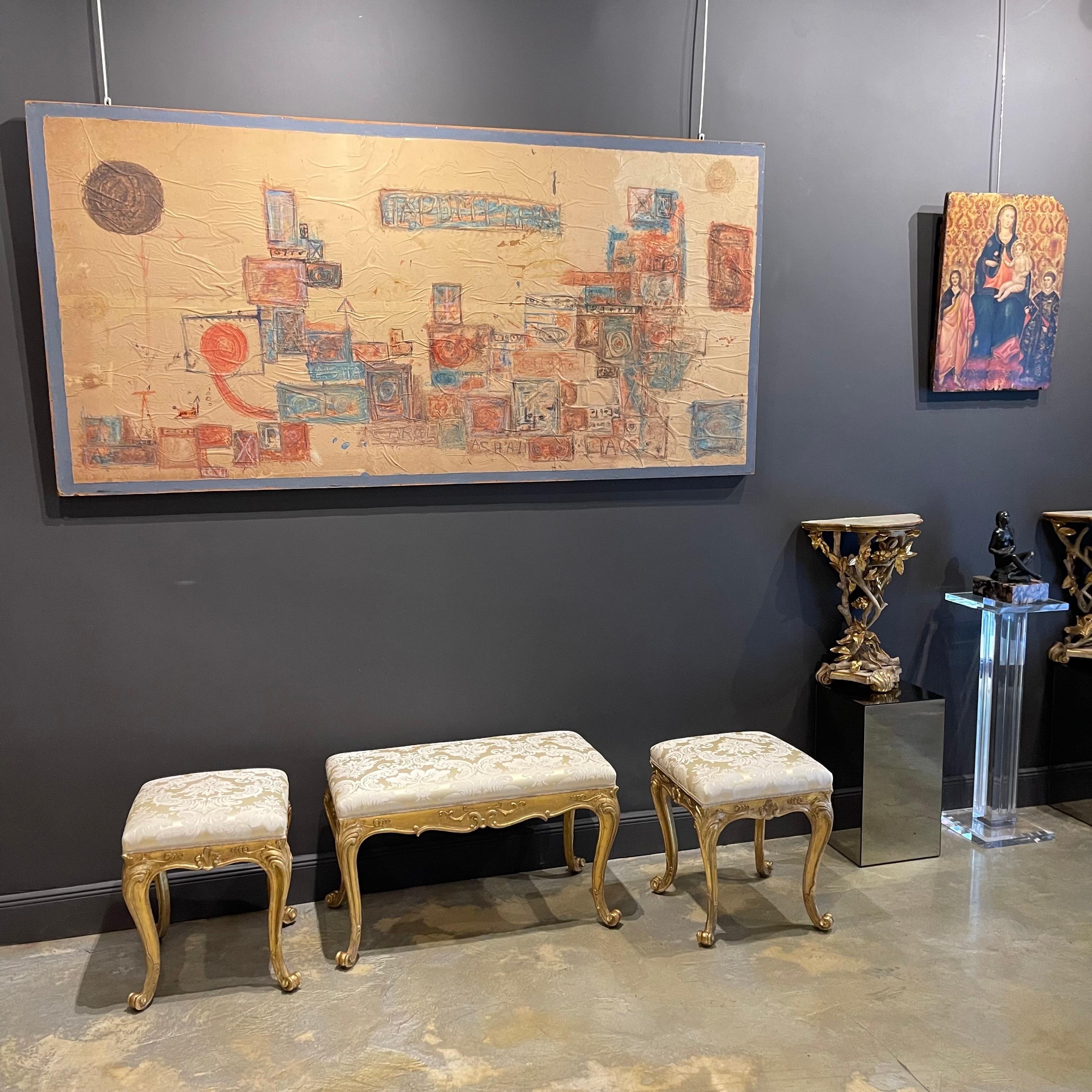 Peinture italienne expertisée du XIVe siècle avec fond d'or sur panneau en vente 7