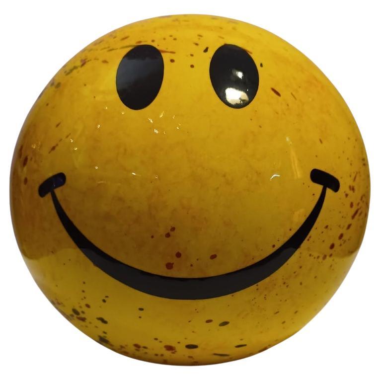 Smile giallo in ceramica misura S
