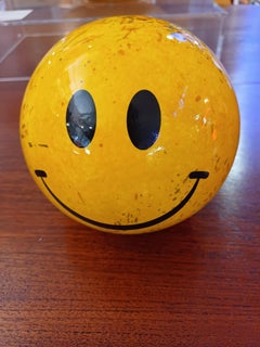 Sourire céramique jaune - hommage au sourire Italie