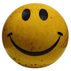 Sourire céramique jaune - hommage au sourire Italie