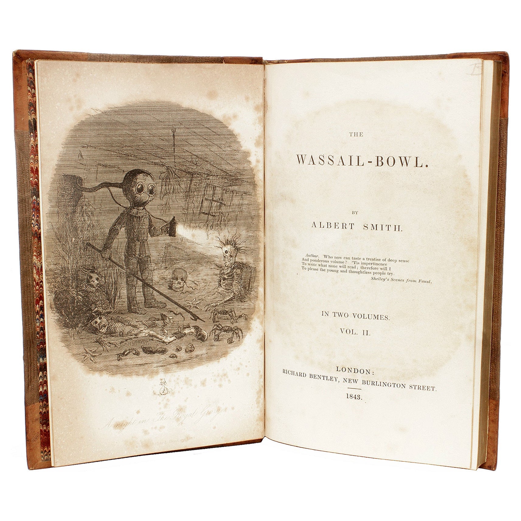 SMITH, Albert. The Wassail-Bowl. FIRST EDITION - 1843 For Sale