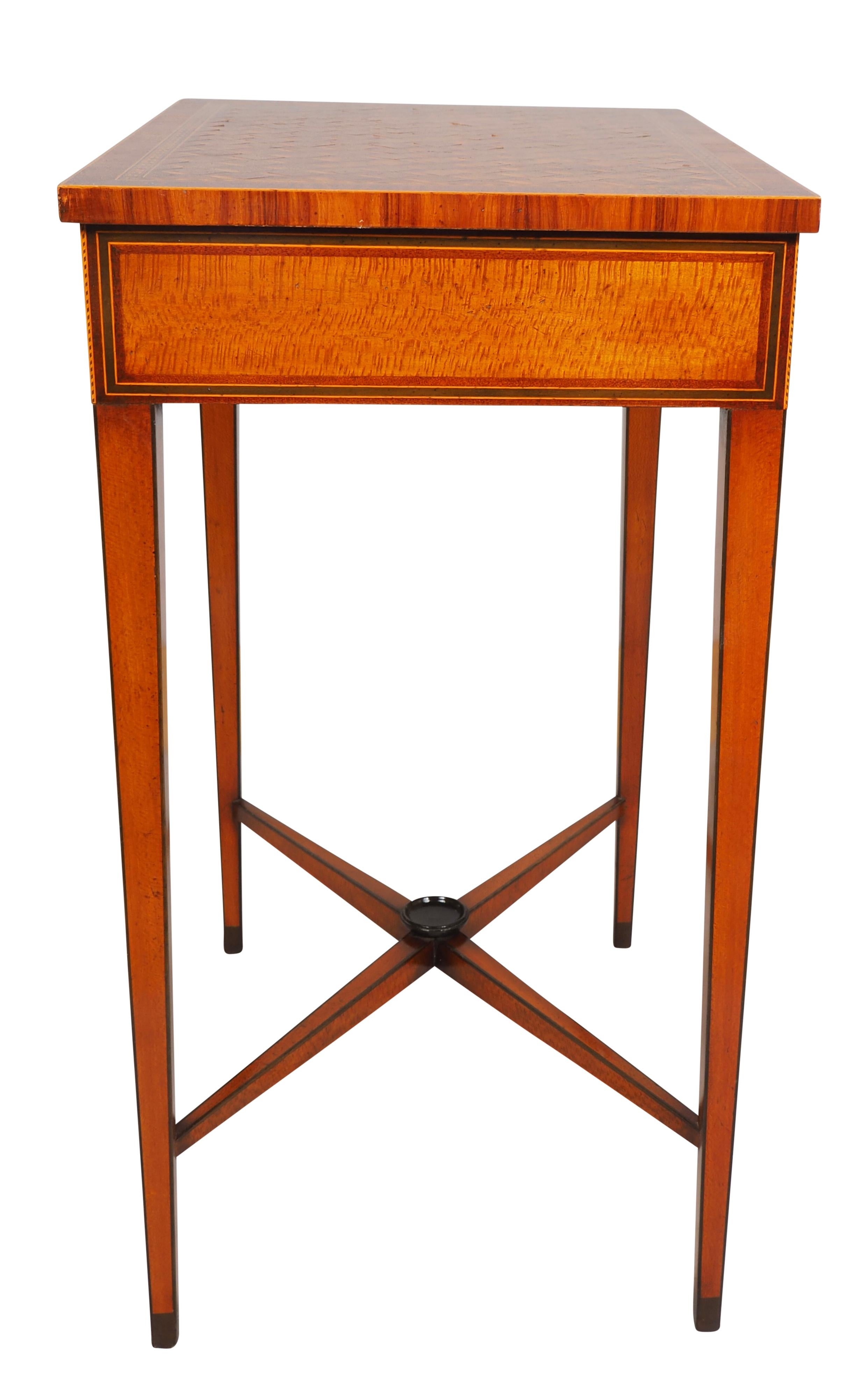 George III Smith and Watson Parquetry Side Table