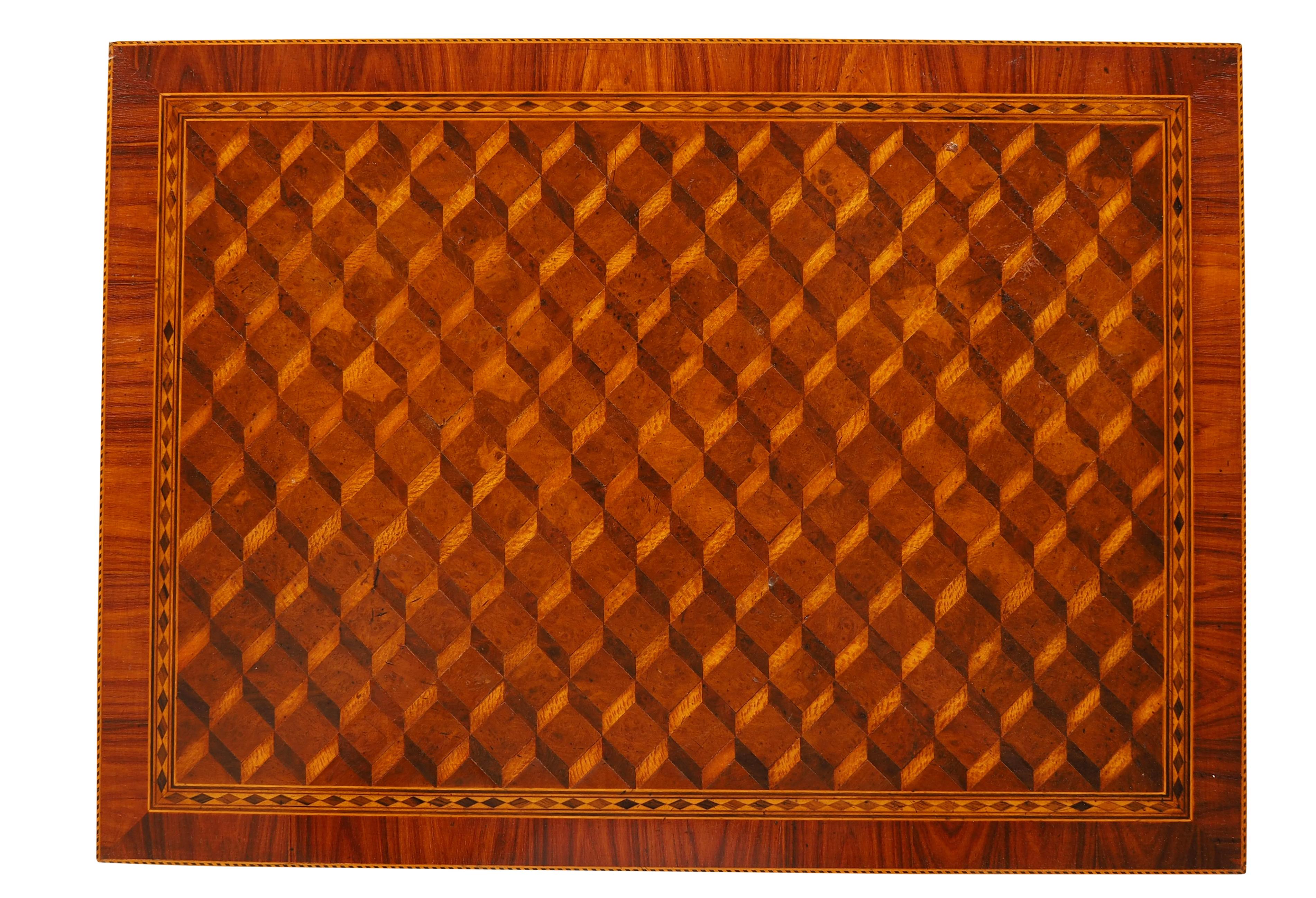 Smith and Watson Parquetry Side Table 1