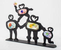Sculpture figurative Smith Art Glass & Iron, 1997