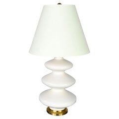Smith Ivory Table Lamp Brass Details Christopher Spitzmiller for Visual Comfort