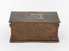 Smith Metal Arts Co. Sterling Silver and Bronze Casket