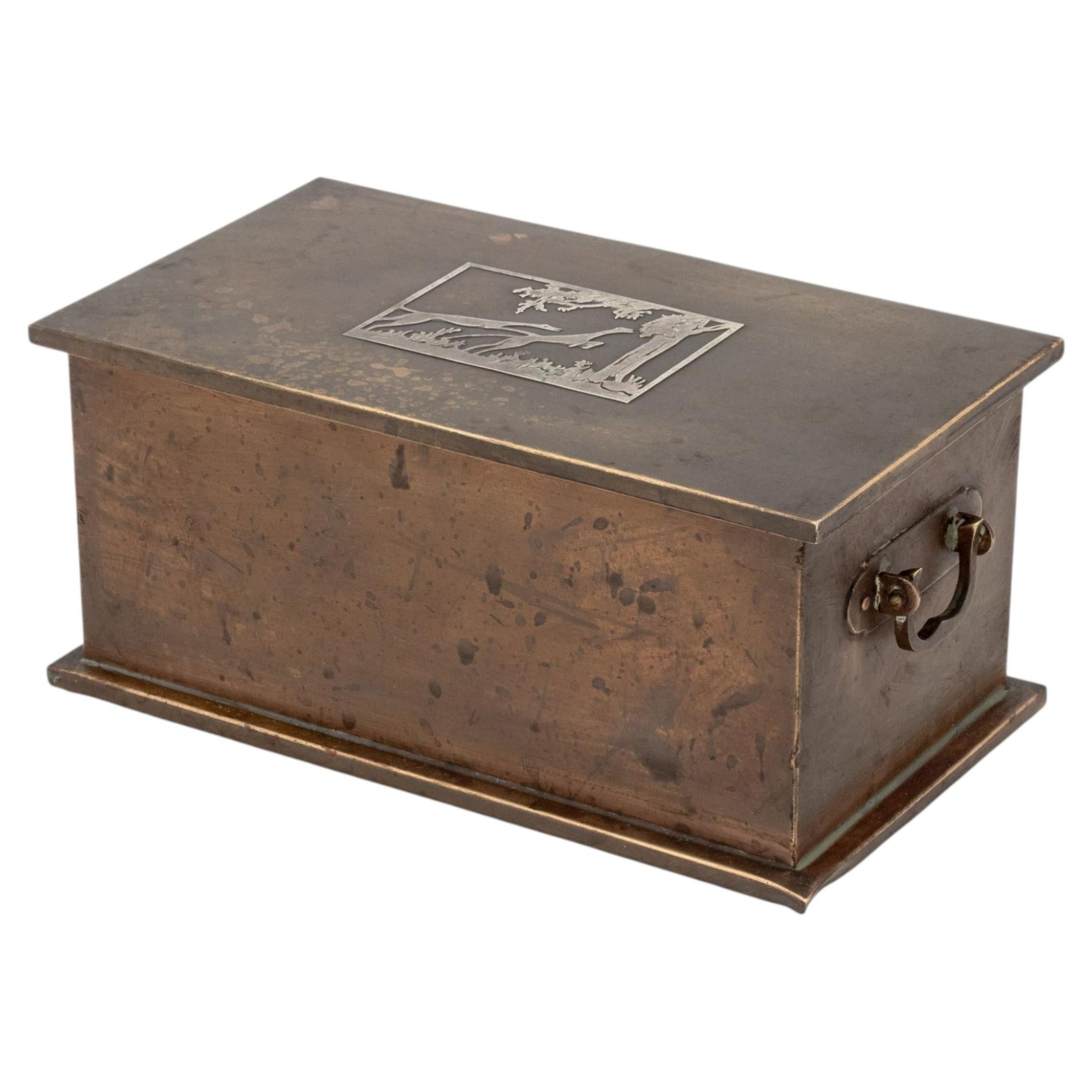 Smith Metal Arts Co. Cassa funebre in argento sterling e bronzo