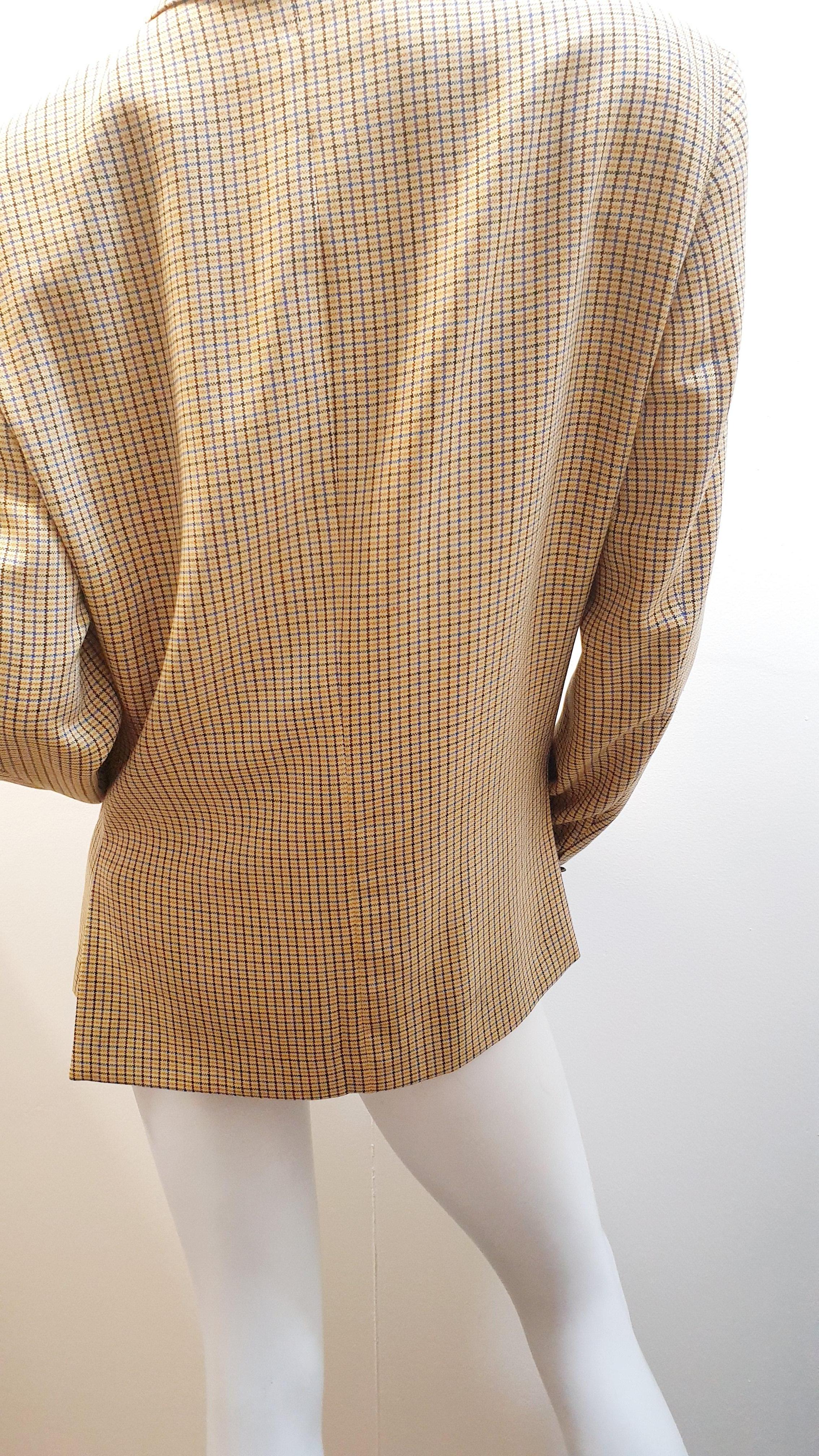 Beige Smith & Smith Men's Checked Blazer  from the Black & Blue collection For Sale