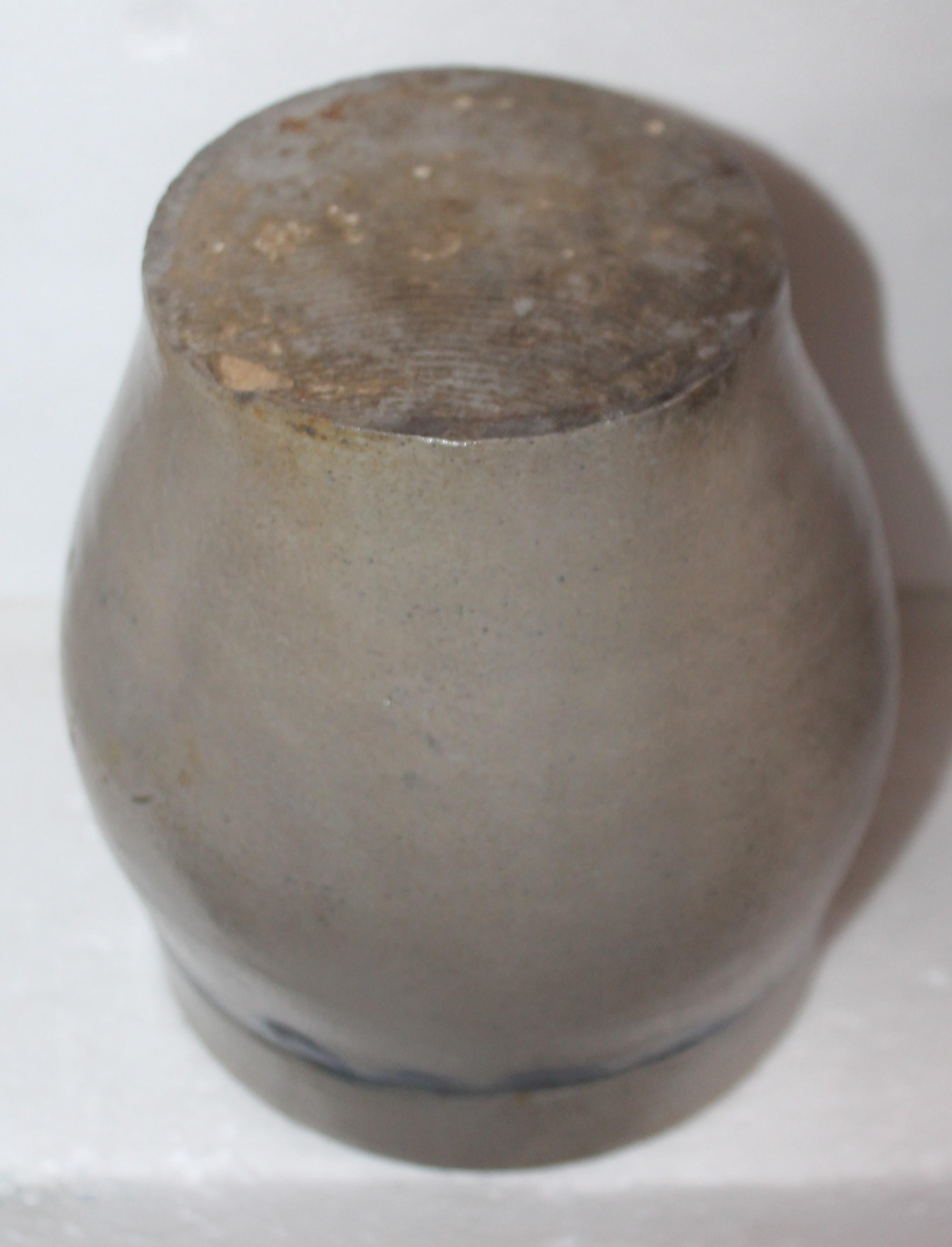 American Smith Stoneware Jar Crock from NY For Sale