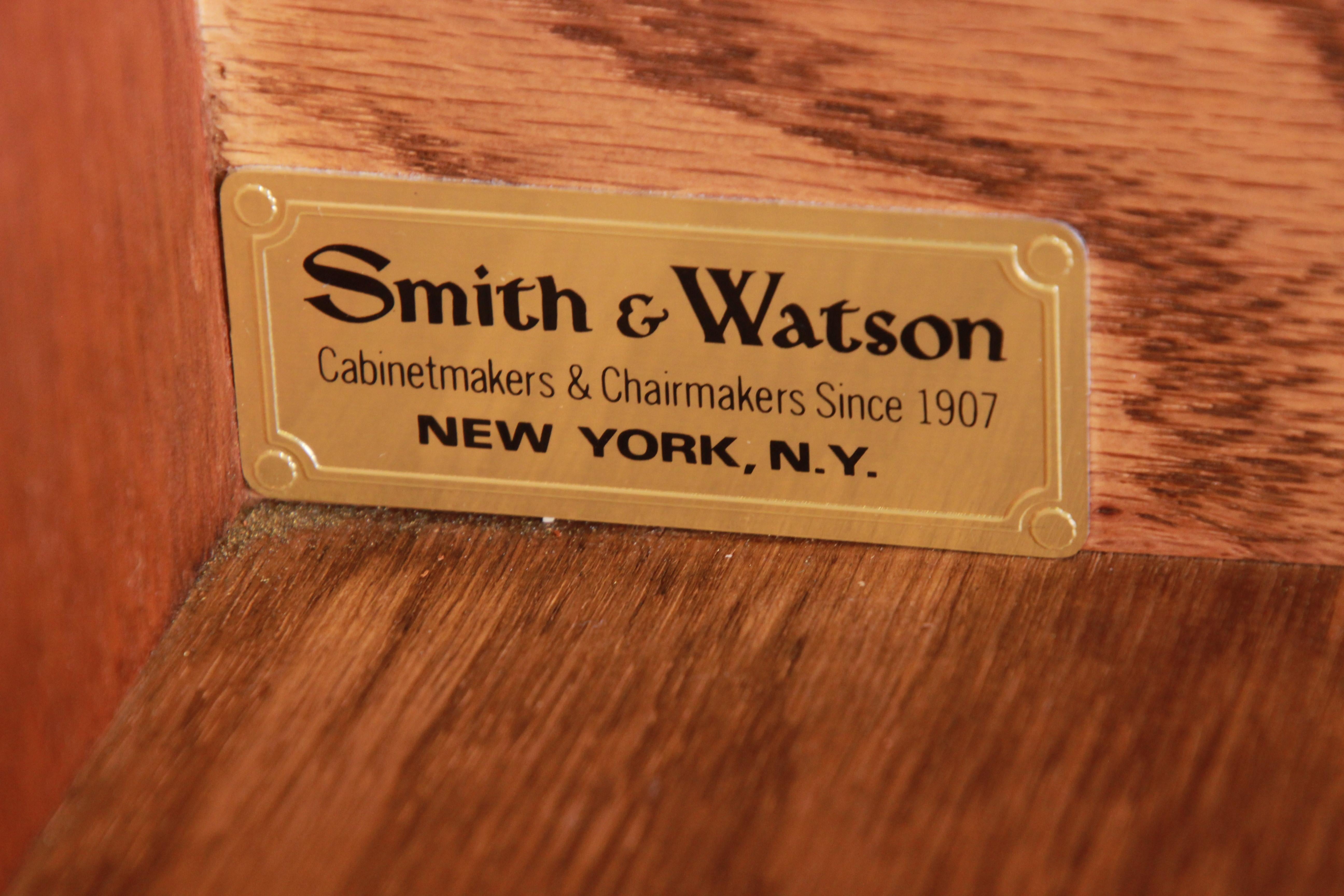 Smith & Watson Georgian Flame Mahogany Sideboard Credenza or Bar Cabinet 13
