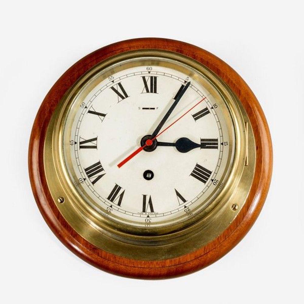 English Smith’s Astral Ship’s Bulkhead Clock