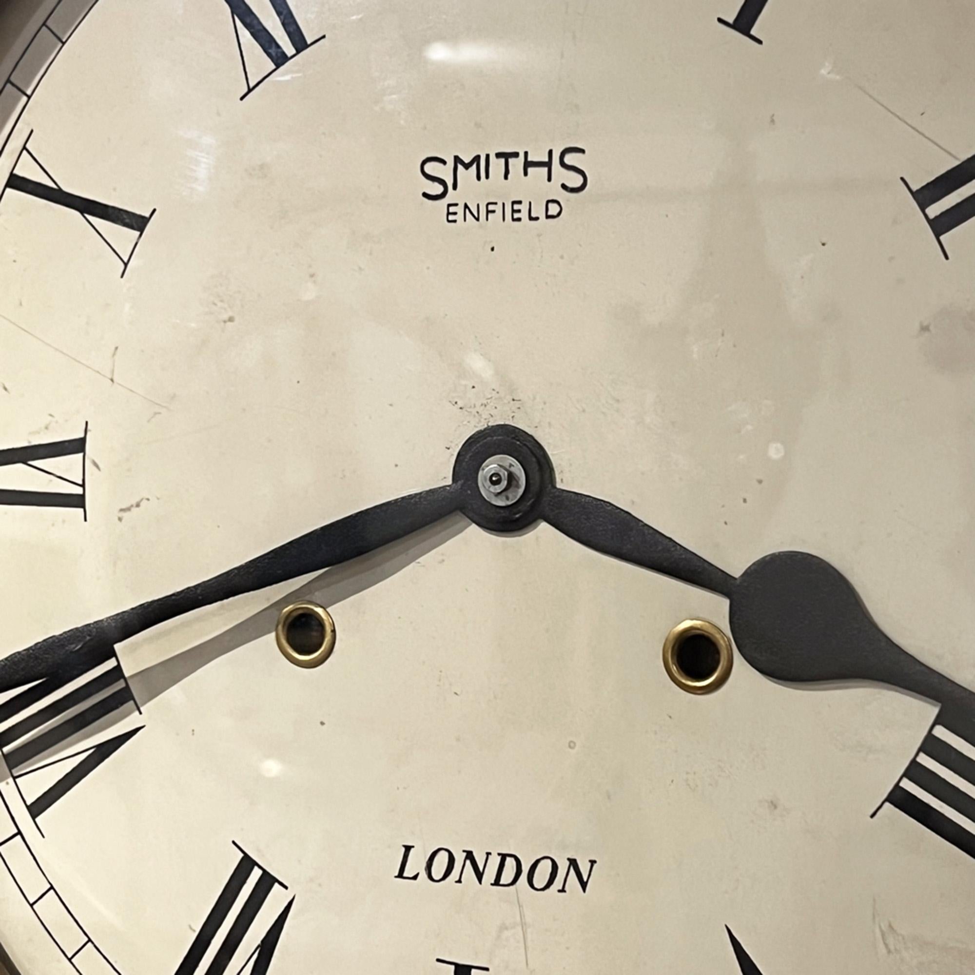 British Smith's of Enfield, London Chiming Wall Clock