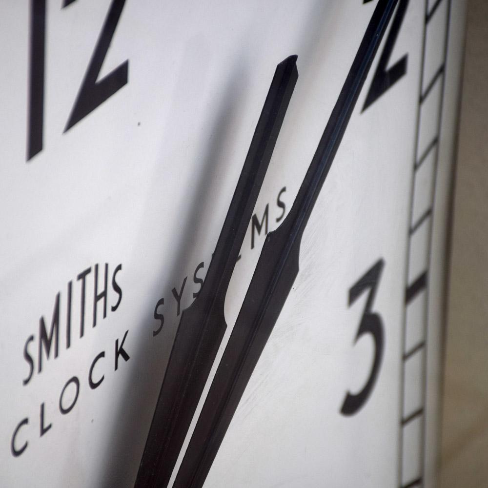 Hand-Crafted Smiths of London Double Sided Station Clock