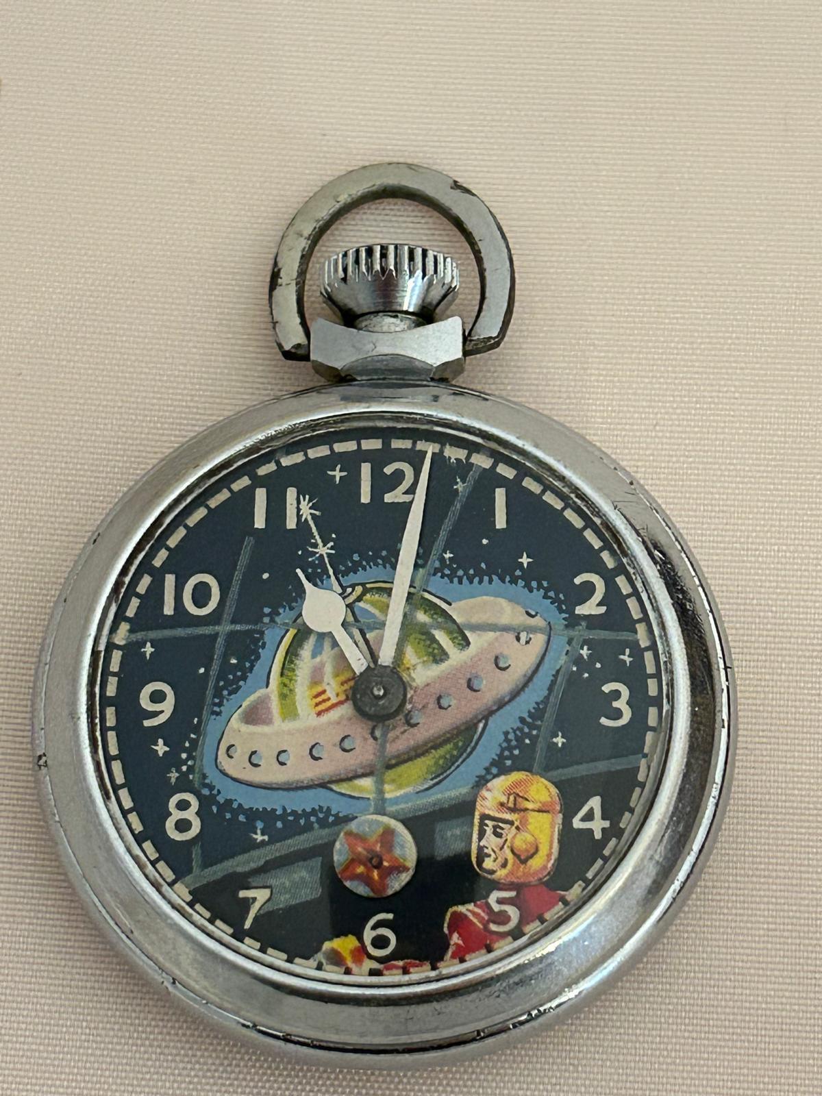 Our vintage pocket watch by Smiths/ Ingersoll is the 