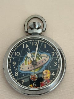Smiths Pocket Watch 'From Outer Space / Dan Dare' range, Rotating Start, 1960's